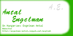 antal engelman business card